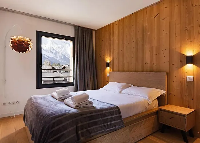 Modern 2br 5* Pool Gym Garage Mont-blanc View *