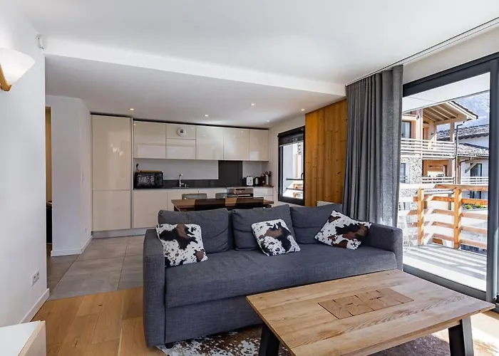 Modern 2br 5* Pool Gym Garage Mont-blanc View Appartamento Chamonix