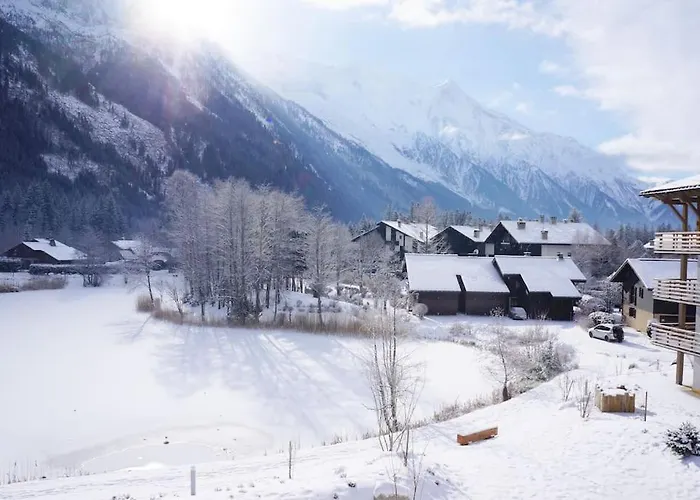 Modern 2br 5* Pool Gym Garage Mont-blanc View * Шамоні