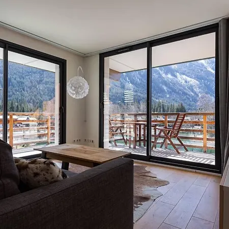 公寓 Modern 2br 5* Pool Gym Garage Mont-blanc View *