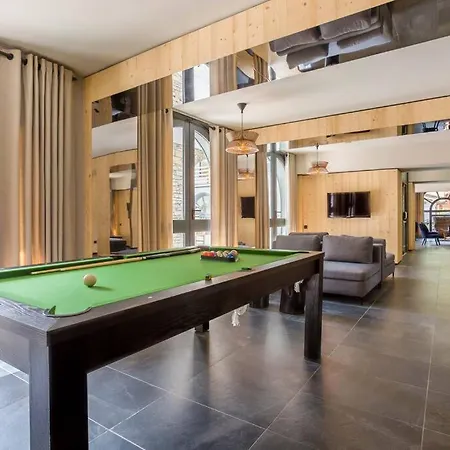 Modern 2br 5* Pool Gym Garage Mont-blanc View Apartman