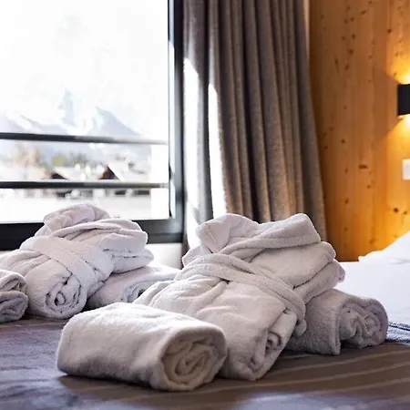 公寓 Modern 2br 5* Pool Gym Garage Mont-blanc View 霞慕尼