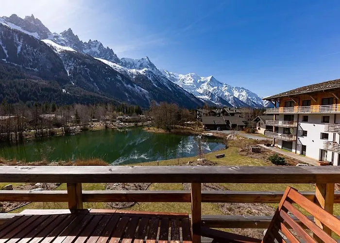 Modern 2br 5* Pool Gym Garage Mont-blanc View *