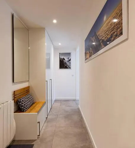 Appartement Modern 2br 5* Pool Gym Garage Mont-blanc View