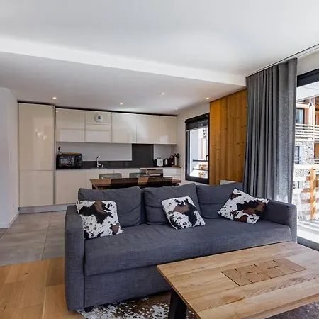 Modern 2br 5* Pool Gym Garage Mont-blanc View Lägenhet Chamonix